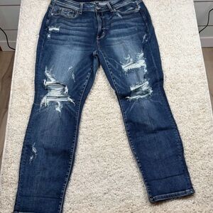 Distressed Judy Blue Boyfriend Fit